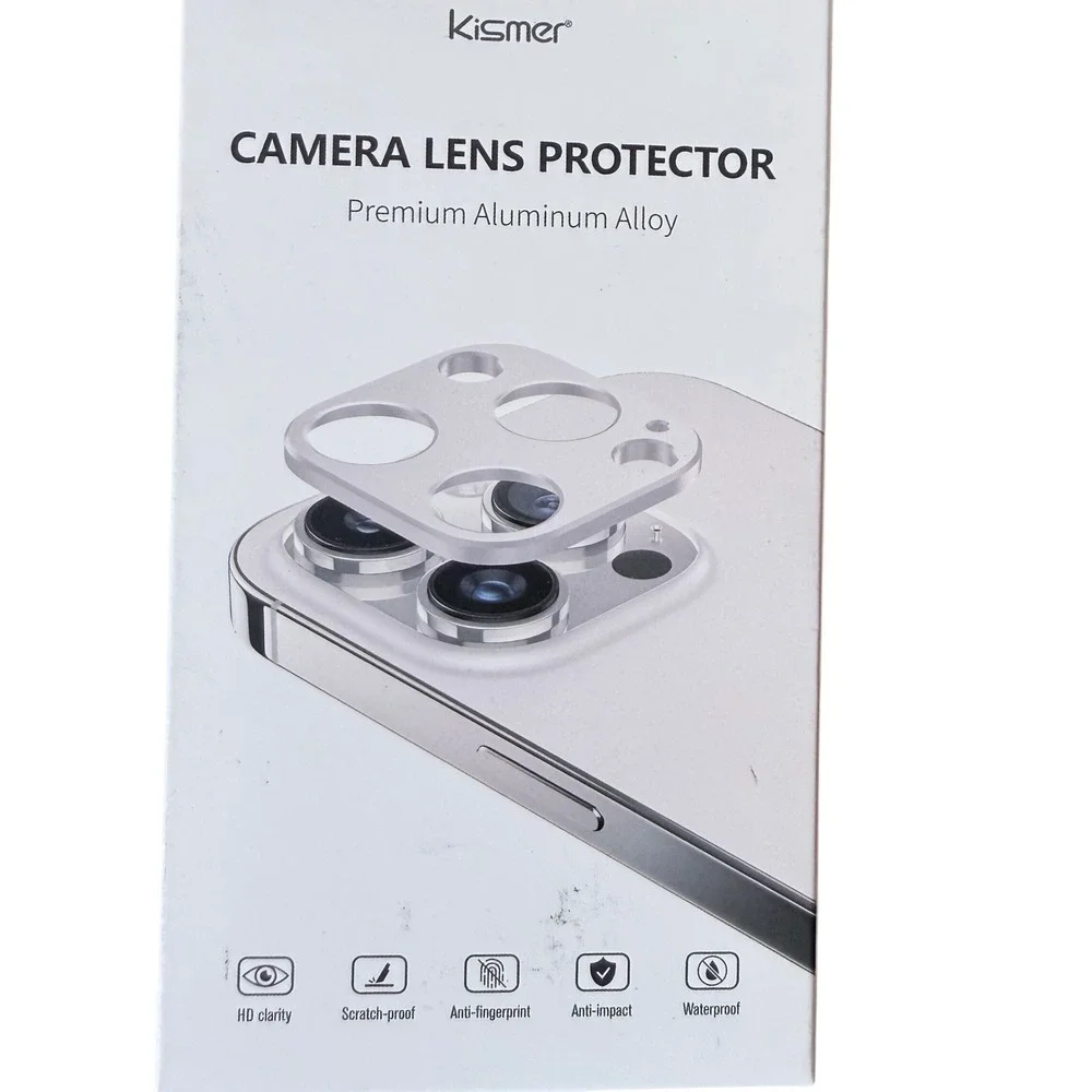 Kismer Camera‎ Lens Protector iPhone 14 Pro Max Gold Premium Aluminum Alloy TU